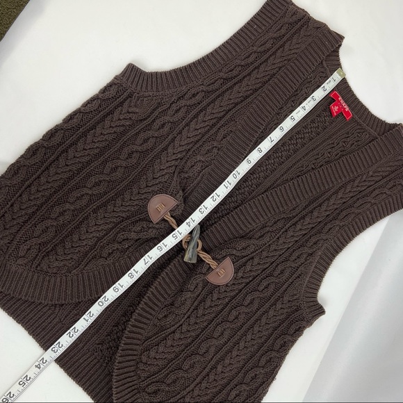 Chaps Vest Brown Size Large - Picture 9 of 10